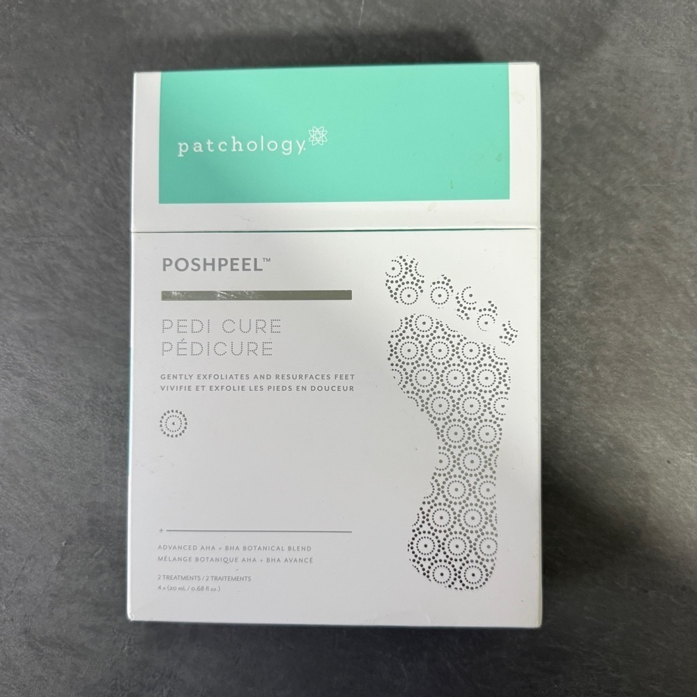 PoshPeel Pedi Cure - Mint and White